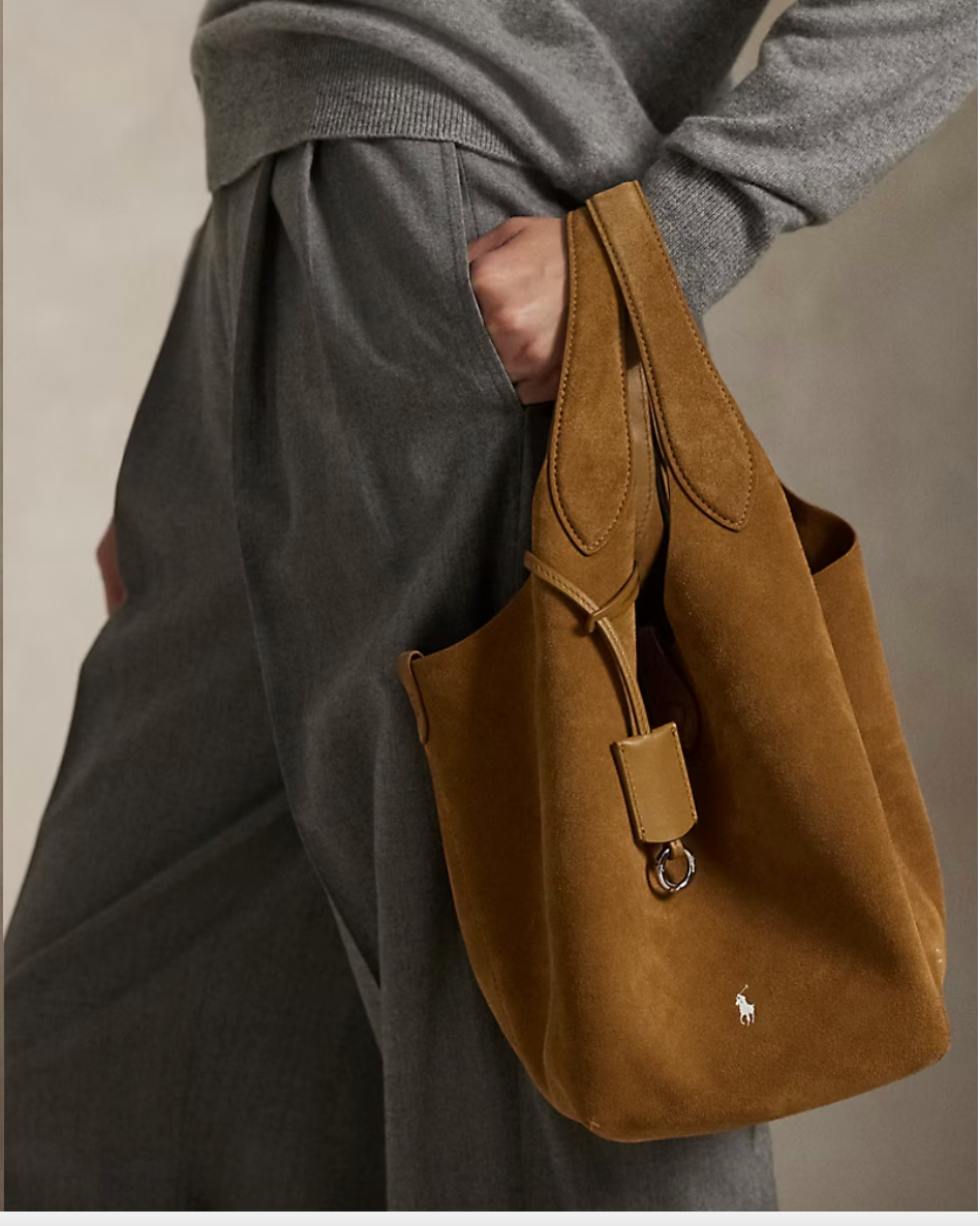 Suede Medium Tote