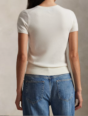 Short Sleeve Crew Neck Sweater