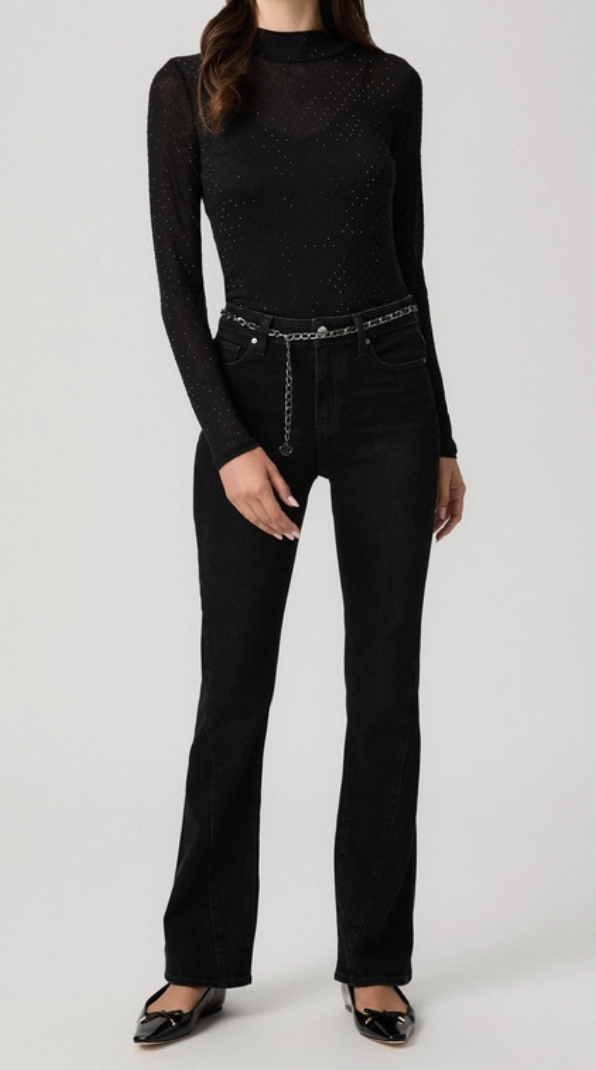 High Rise Laurel Canyon 32" w/Twisted Seam Jean