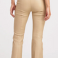 Travertine Leather Patch Pocket Super Flare Pant - The Lake Forest Shop
