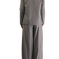 New Didi Taupe Plaid Wide Leg Pant