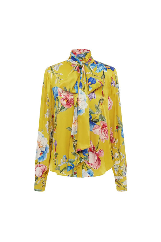 Freya Tie Neck Silk Blouse