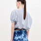 Susanne Blouse-White/blue