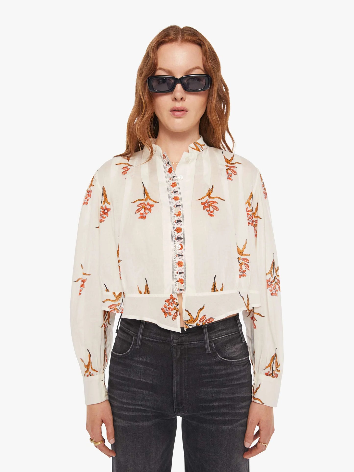Ryland Persimmon Flower Shirt