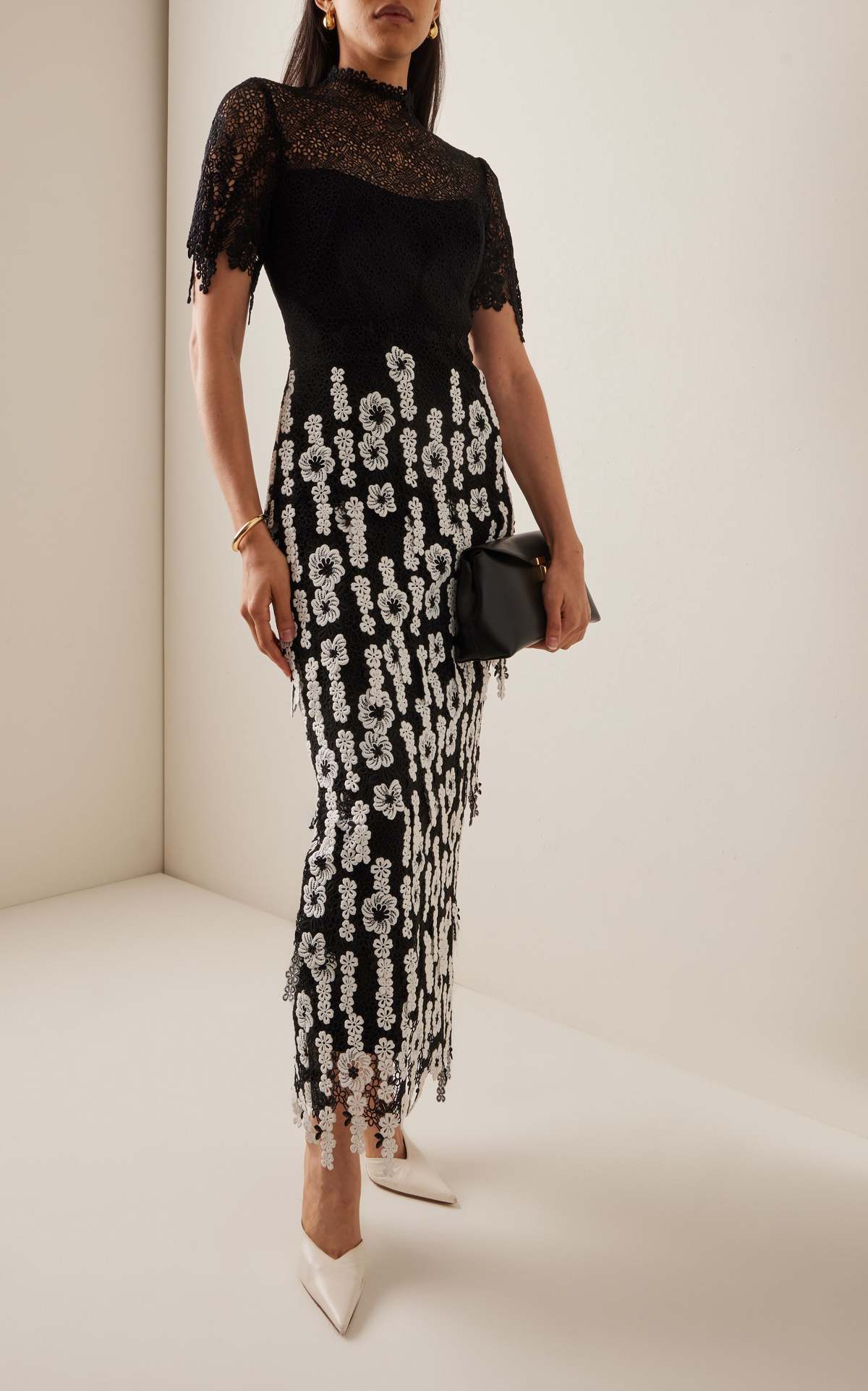 Floral Lace Tiered dress