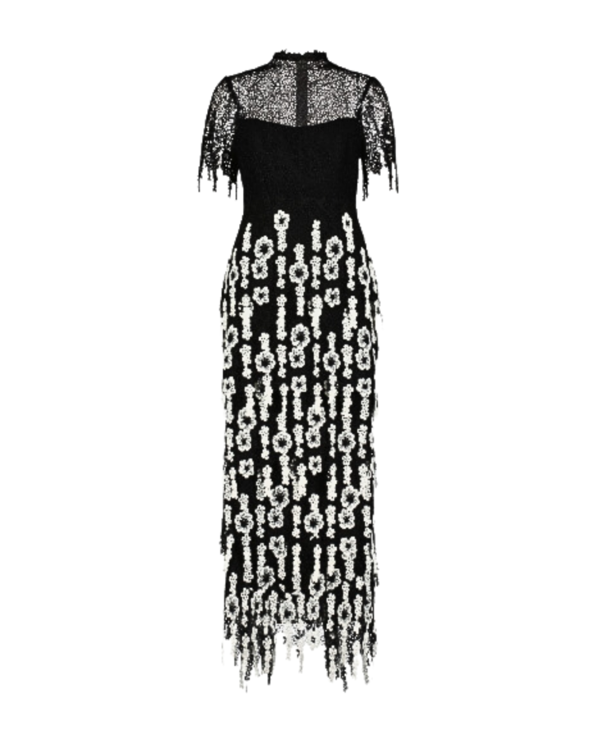 Floral Lace Tiered dress