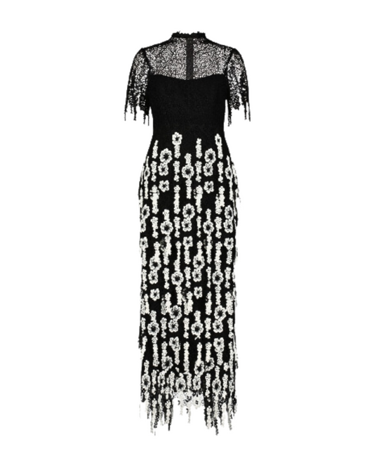 Floral Lace Tiered dress