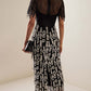 Floral Lace Tiered dress