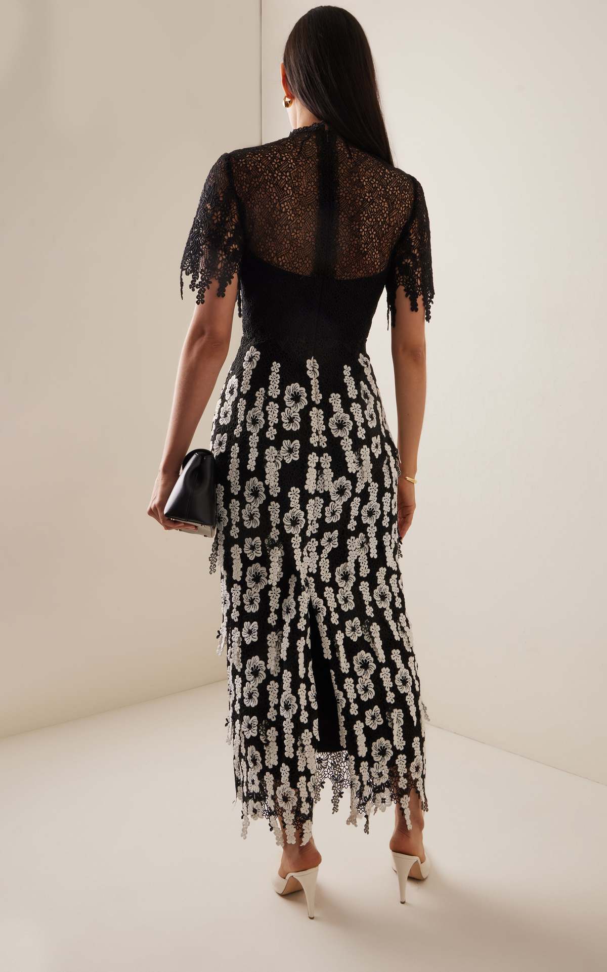 Floral Lace Tiered dress
