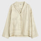 Monogram Silk Top