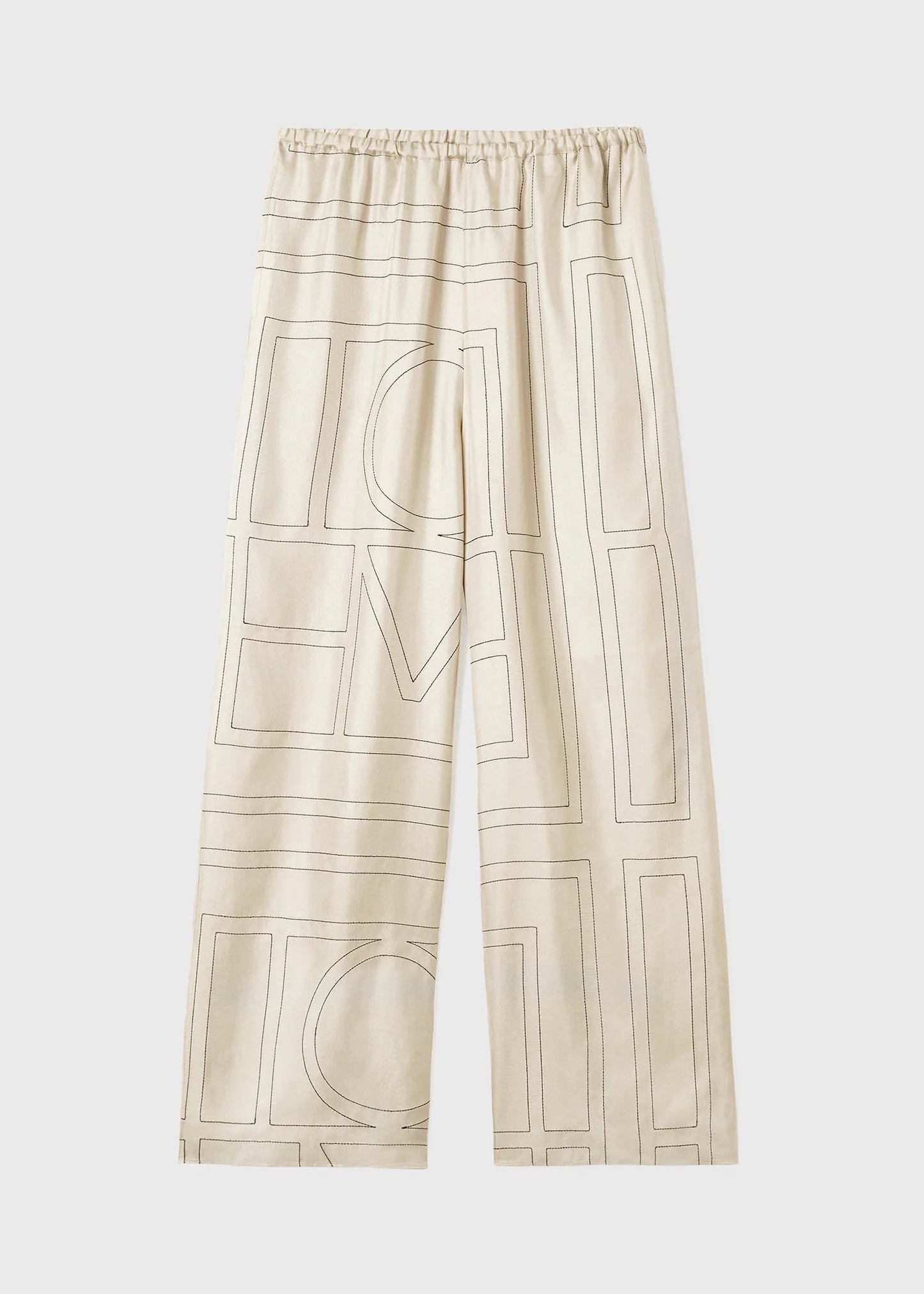Monogram Silk Pant