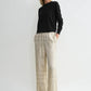 Monogram Silk Pant
