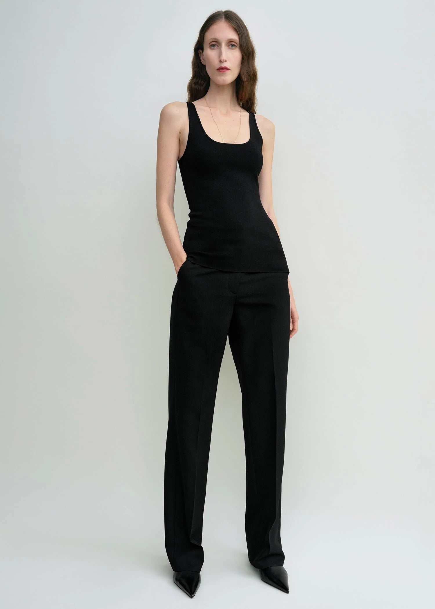 Compact Knit Tank Top - The Lake Forest Shop