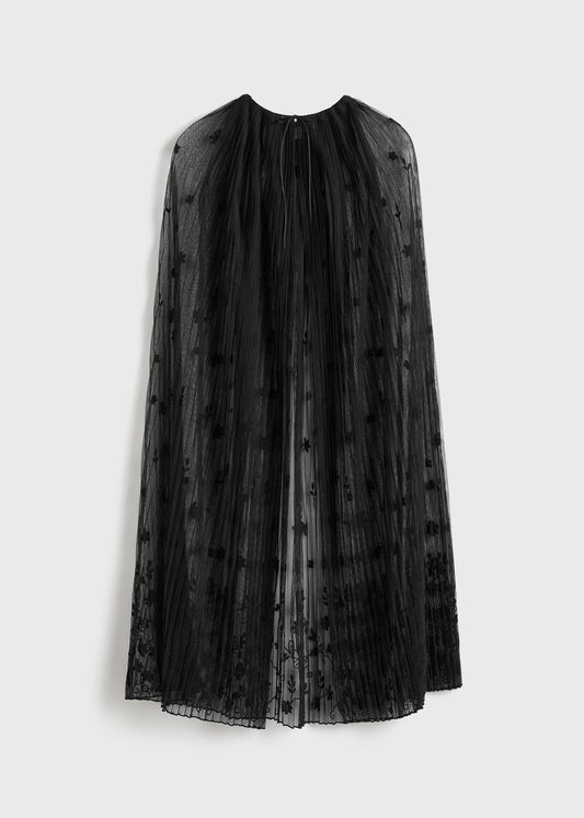 Floral Tulle Cape