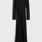 Long Sleeve Slouch Waist Dress