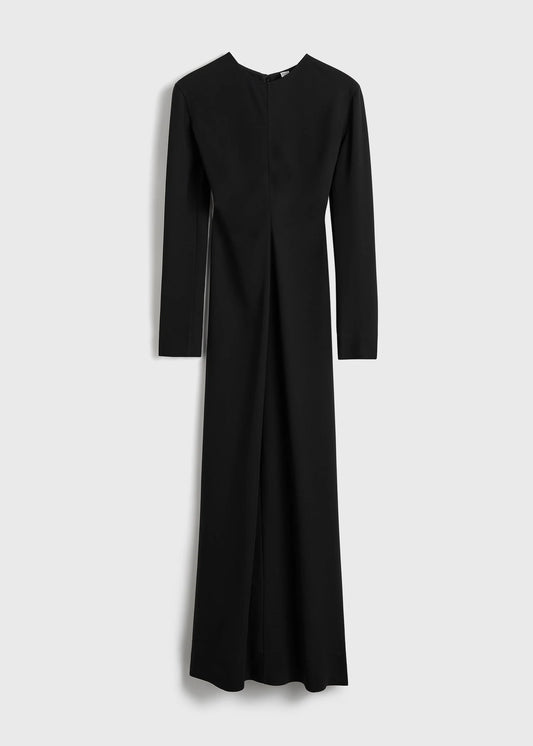 Long Sleeve Slouch Waist Dress