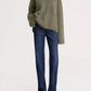 Boxy Alpaca Knit Sweater