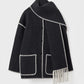 Embroidered Scarf Jacket