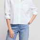 The LS Boxy Crop Shirt - The Lake Forest Shop
