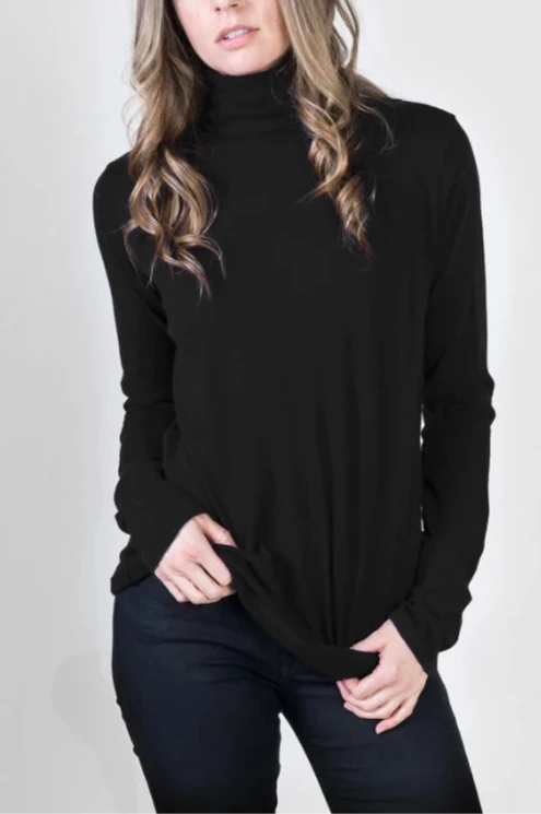 Cotton Cashmere L/S Turtleneck