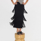 Za Za Knit Fringe Skirt