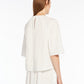 Weekend Max Mara Cotton Poplin Crespo Blouse White