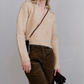 Wood Crossbody Burgundy