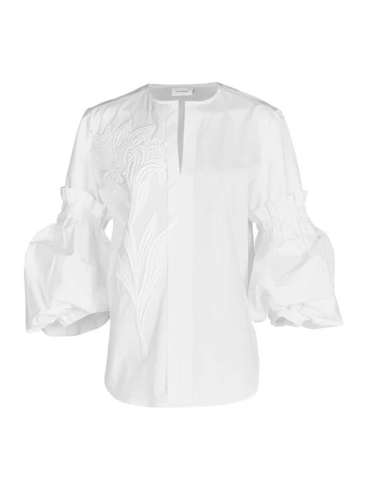 Silvia Tcherassi Wenda Blouse White