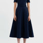 Xena Short Sleeve Midi Dress