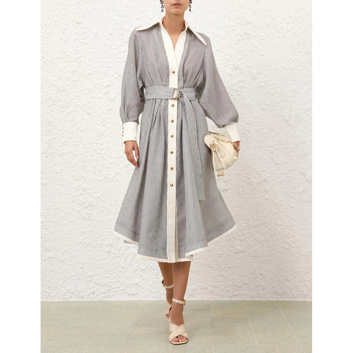 Hypnotic Tuck Midi Dress