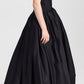 Spatial maxi dress - BLACK