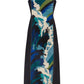 Wave midi dress - Blue - 4