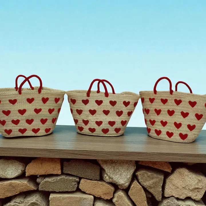 Heart Market Basket - The Lake Forest Shop