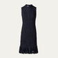 Akris Punto Fringed Tweed Sleeveless Dress