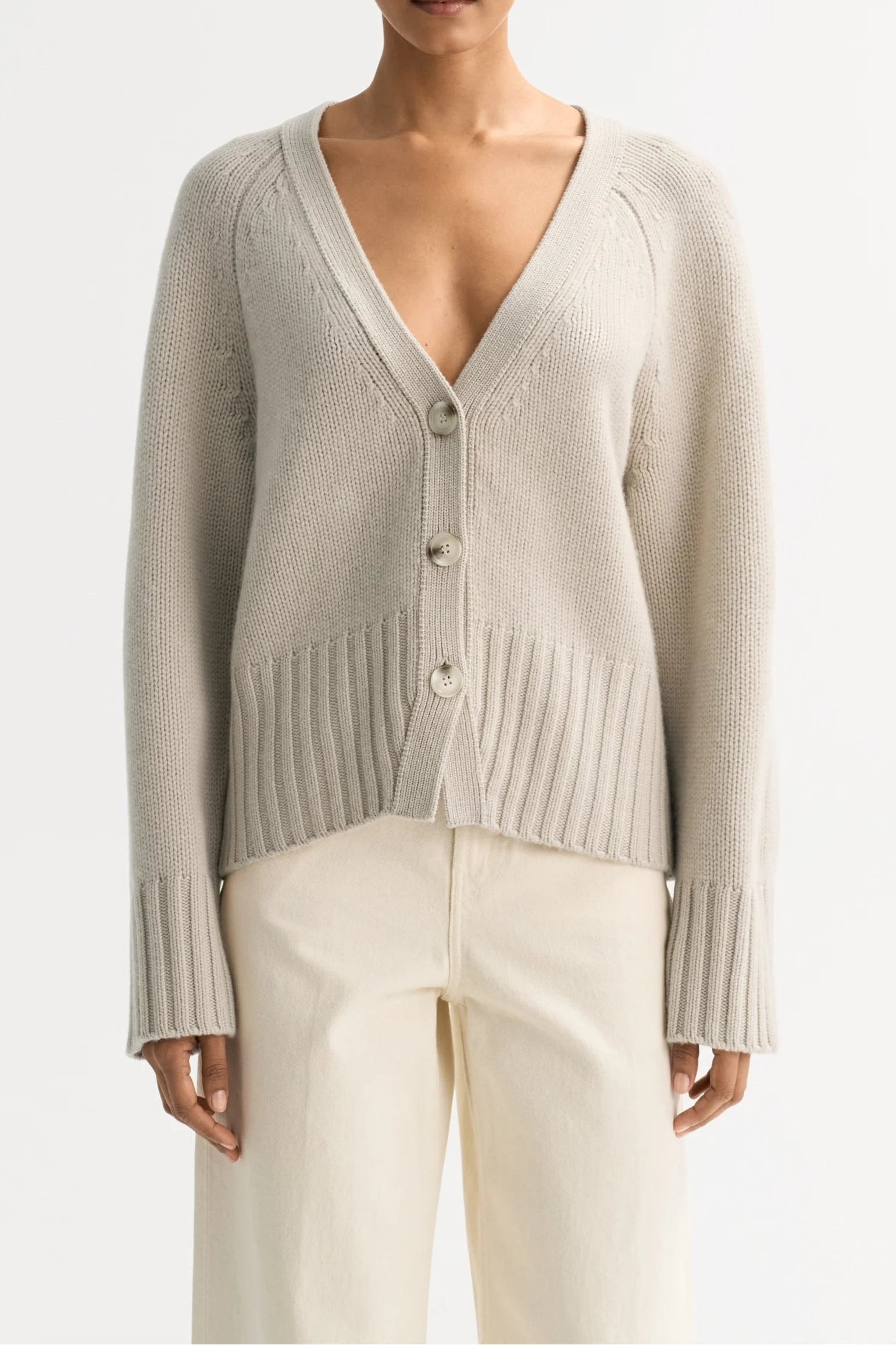 V-Neck Cardigan - The Lake Forest Shop