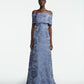 Floral Fil Coupe Deedle Gown