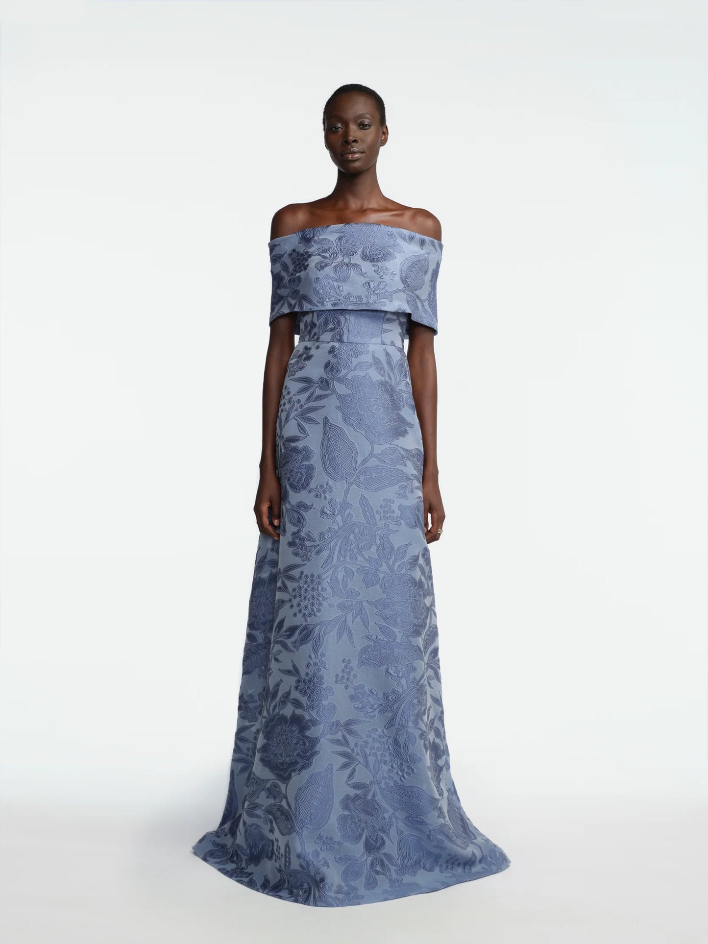 Floral Fil Coupe Deedle Gown