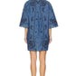 Aster Embroidered Denim Mini Dress - The Lake Forest Shop