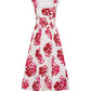 Damask Rose Midi Dress - The Lake Forest Shop