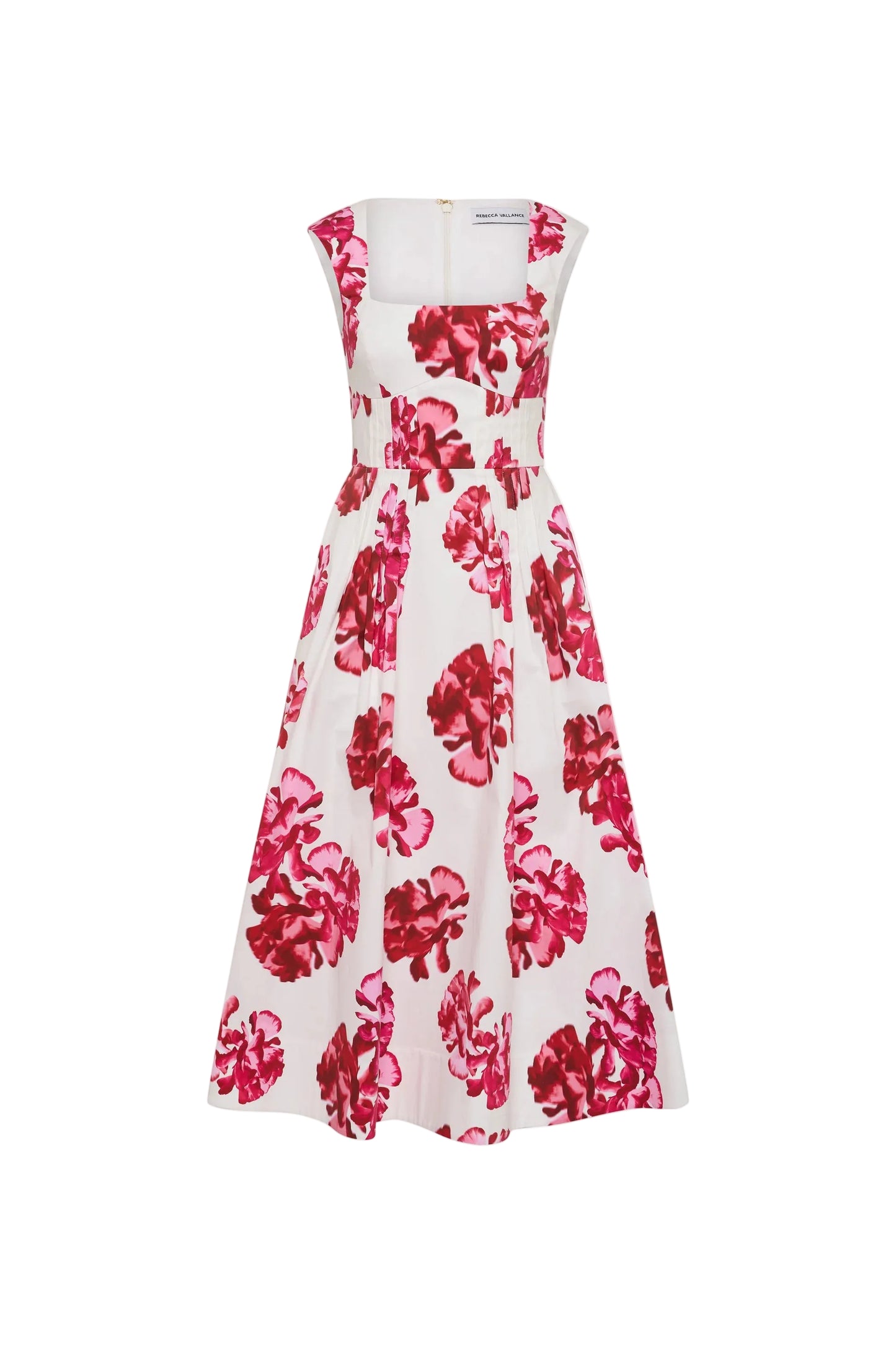 Damask Rose Midi Dress - The Lake Forest Shop