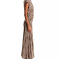 Burke S/L Draped Midi Dress - The Lake Forest Shop