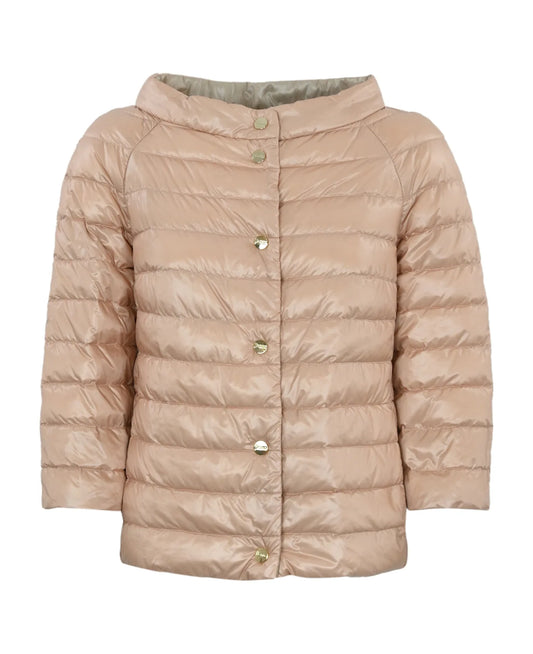 Reversible 3/4 sleeve coat