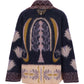 "Sogni" Jacquard Long Cardigan