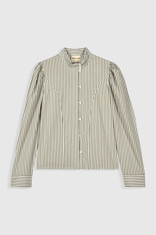 Iza Shirt Brown Stripes