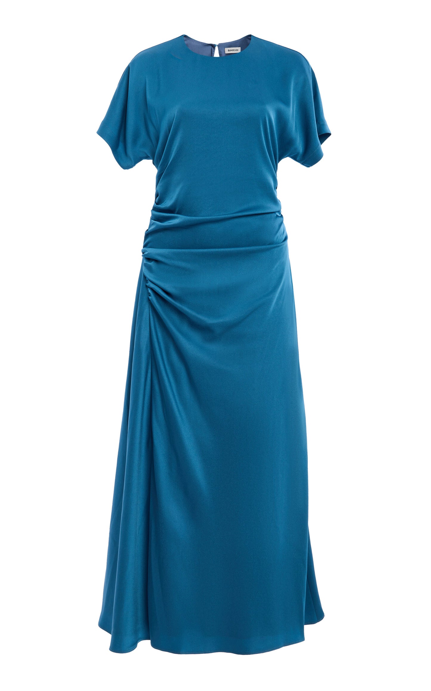 Marabella S/S Draped Midi Dress - The Lake Forest Shop