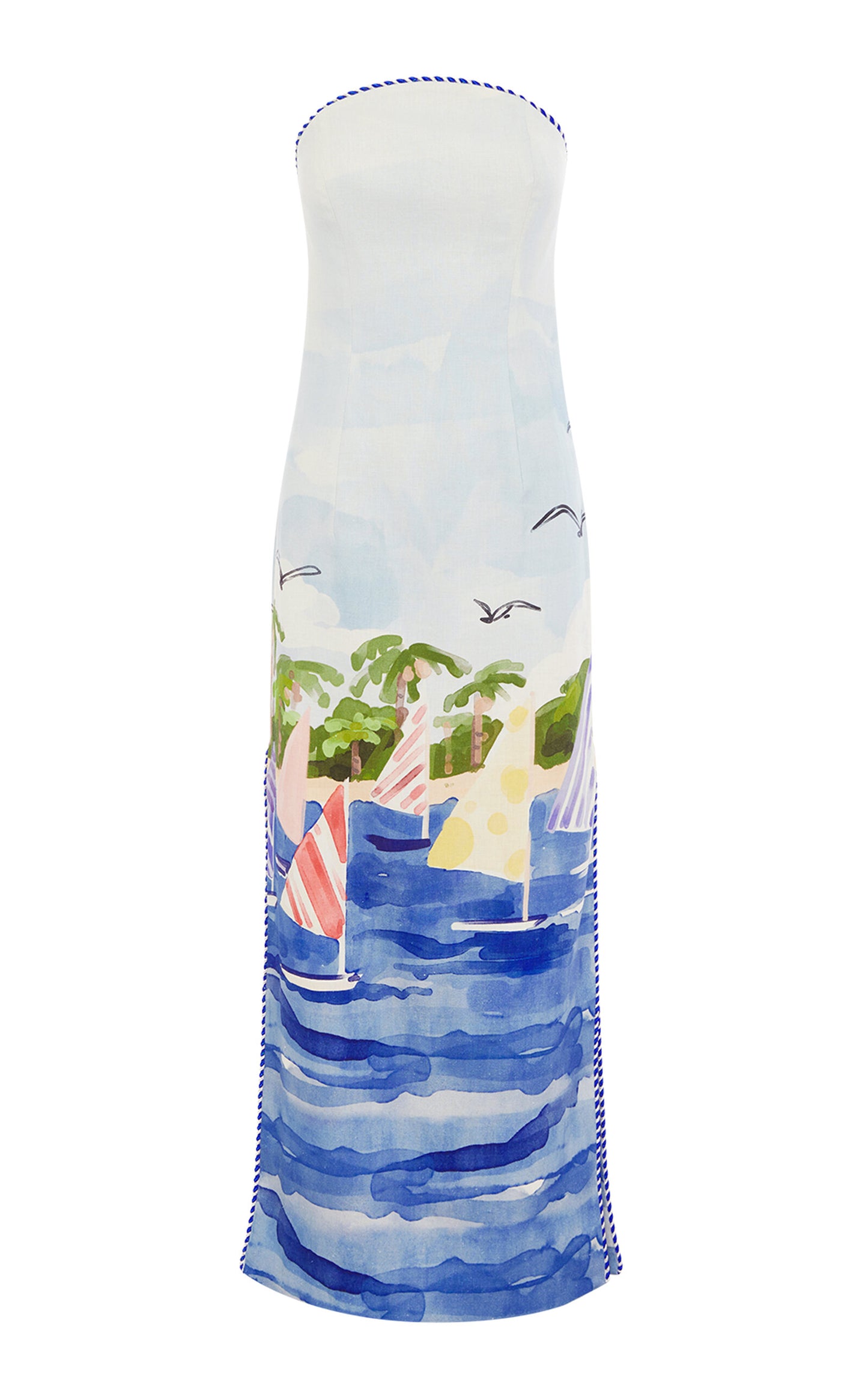 Ava Bustier Maxi Dress