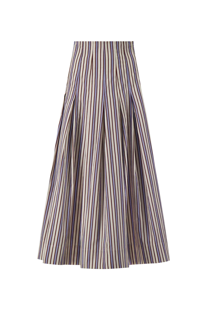 Striped Full Skirt - The Lake Forest Shop