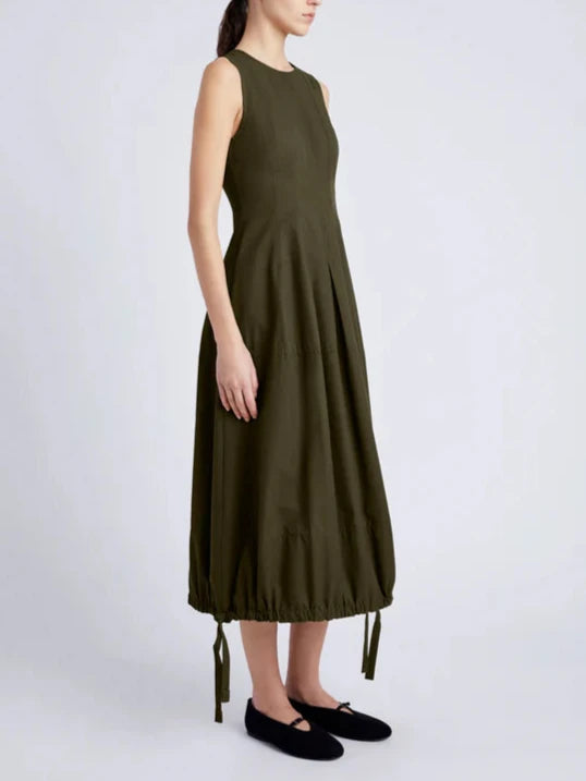 Marley dress - dark fern