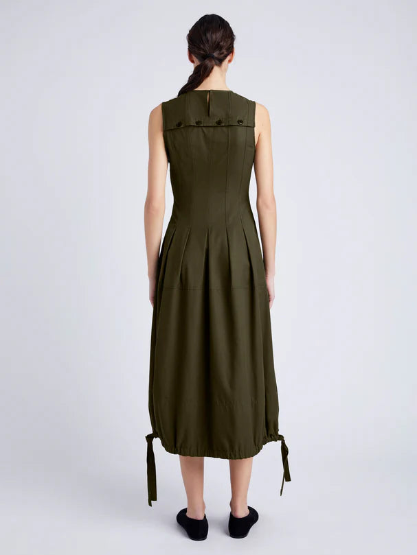 Marley dress - dark fern