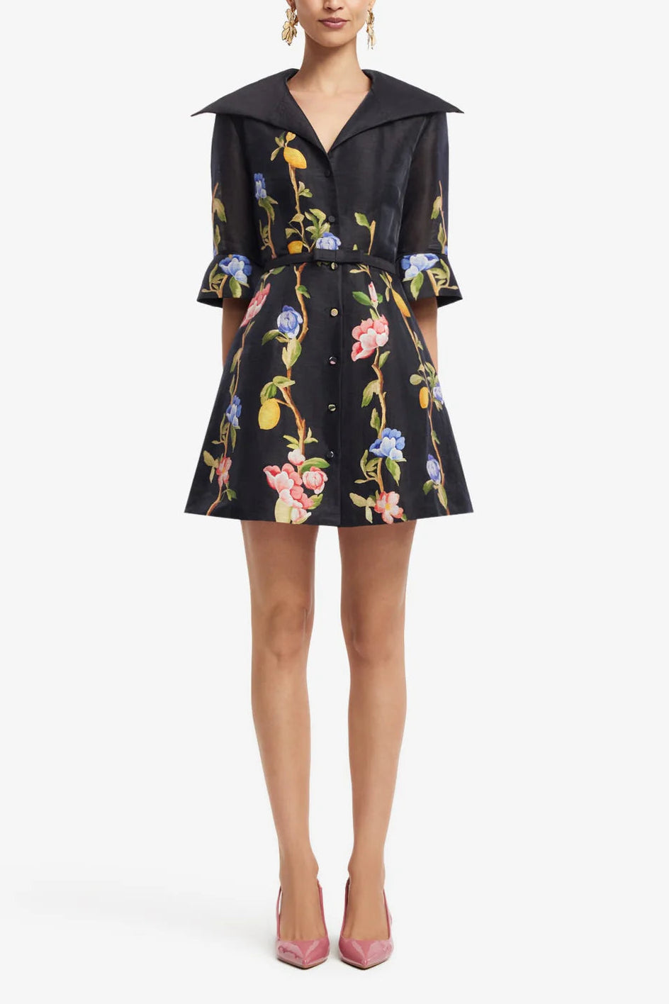 Genevieve Sleeve Mini Dress - The Lake Forest Shop